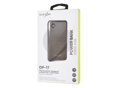 Портативное зарядное устройство (Power Bank) VIXION DP-17 10000mAh (Type-C, USB, MicroUSB) (синий)