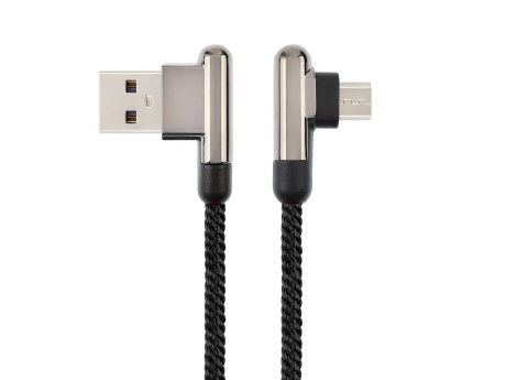 Кабель USB VIXION (K14m) microUSB (1м) (черный/графит)