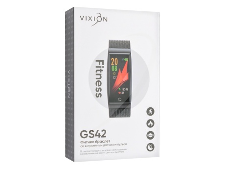 Фитнес-браслет GS42 (черный) (vixion)