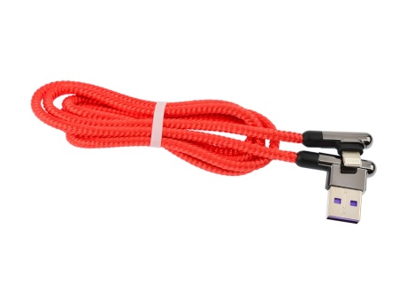 Кабель USB VIXION (K14i) для iPhone Lightning 8 pin (1м) (красный/графит)