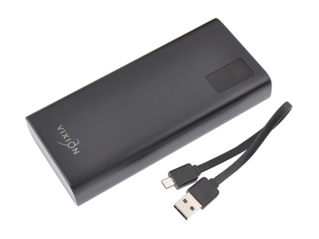 Портативное зарядное устройство (Power Bank) VIXION DP-25 20000mAh QC 3.0 + PD (черный)