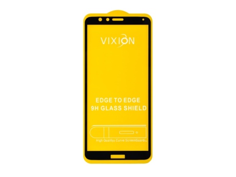 Защитное стекло 6D для Huawei Honor 7X (5.9") (черный) (VIXION)