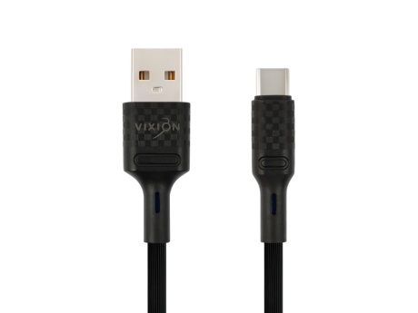 Кабель USB VIXION (K27c) Type-C (1м) (черный)