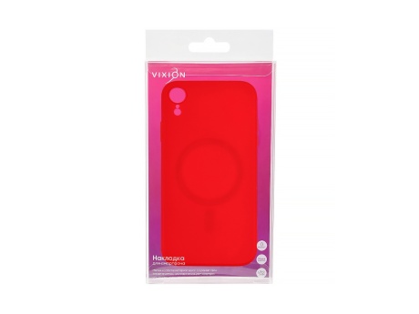 Накладка Vixion для iPhone XR MagSafe (красный)