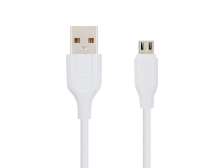 Кабель USB VIXION (K2m) microUSB (1м) (белый)
