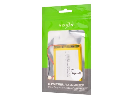 Аккумулятор универсальный 3,5х50х70 mm 1800mAh (3,7V Li-Pol) (Vixion)