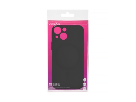 Накладка Vixion для iPhone 13 Mini MagSafe (черный)