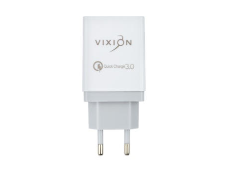 СЗУ VIXION H1 (1-USB) Quick Charger 3.0 (белый)