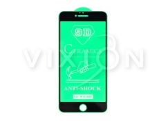 Защитное стекло керамическое для iPhone 6 Plus/6S Plus (черный) (VIXION)