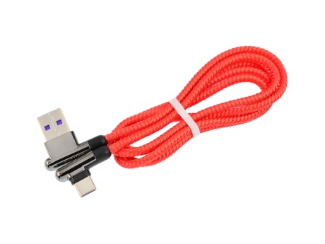 Кабель USB VIXION (K14c) Type-C (1м) (красный/графит)