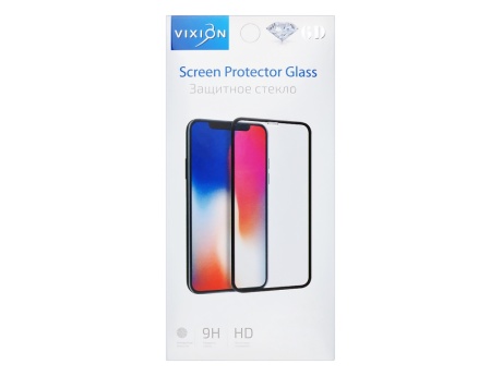 Защитное стекло 6D для Samsung A505F Galaxy A50 (черный) (VIXION) (0)