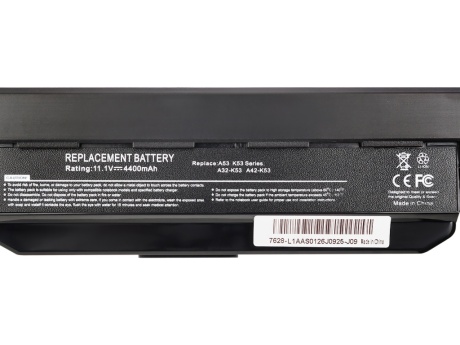 Аккумулятор для ноутбука Asus K53S/K53E/K53/A53/K43/X43 (A32-K53) 11.1V (4400mAh) (vixion)