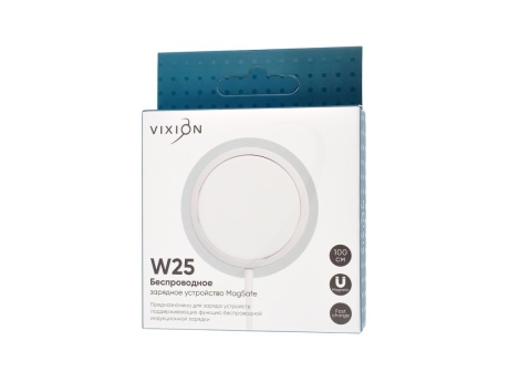 Беспроводное зарядное устройство MagSafe VIXION W25 (белый)