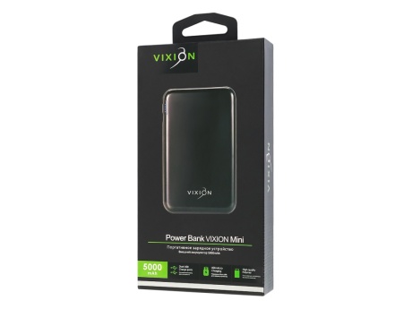 Портативное зарядное устройство (Power Bank) VIXION KP-51 5000mAh (Type-C, USB, Micro-USB) (красный)