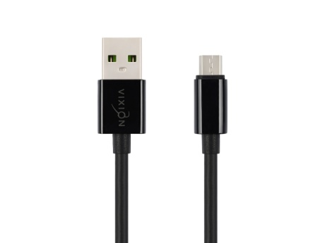 Кабель USB VIXION (K25m) microUSB (1.2м) (черный)