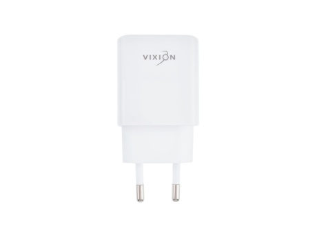 СЗУ VIXION Special Edition H12 (1-USB 3A/1-Type-C Power Delivery) 18W (белый)
