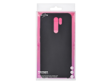 Накладка Vixion для Xiaomi Redmi 9 (черный)