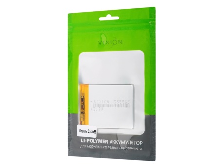 Аккумулятор универсальный 3,5х55х65 mm 1800mAh (3,7V Li-Pol) (Vixion)