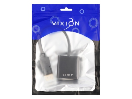 Конвертер VIXION AD37 DISPLAYPORT (M) - DVI (F) (черный)