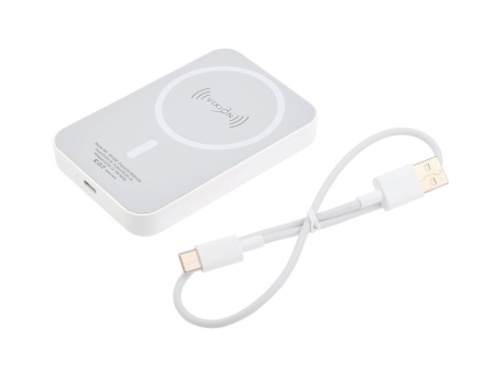 Беспроводное портативное зарядное устройство (Power Bank) VIXION WP-050 5000mAh Magsafe 5W (белый)