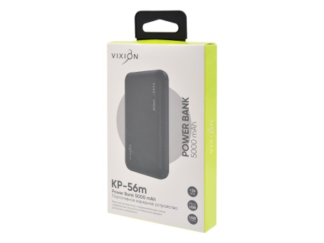 Портативное зарядное устройство (Power Bank) VIXION KP-56m 5000mAh (черный)