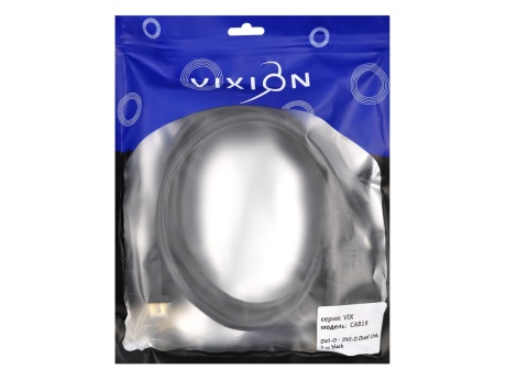 Кабель VIXION CAB19 DVI-D - DVI-D Dual Link, 3 м (черный)
