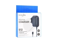 СЗУ VIXION S12 (1A) microUSB (черный)