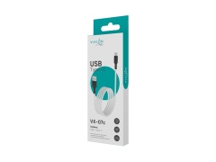 Кабель USB VIXION PRO (VX-07c) Type-C (1м) (белый)