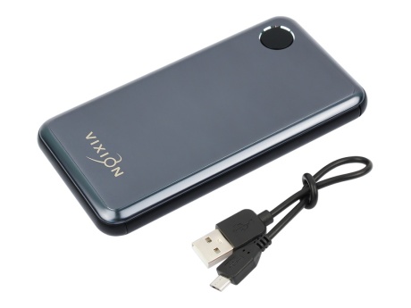 Портативное зарядное устройство (Power Bank) VIXION DP-17 10000mAh (Type-C, USB, MicroUSB) (синий)