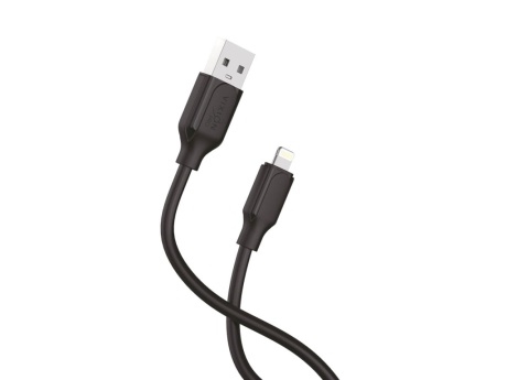 Кабель USB VIXION PRO (VX-08i) 3,5A для iPhone Lightning 8 pin (1м) (черный)
