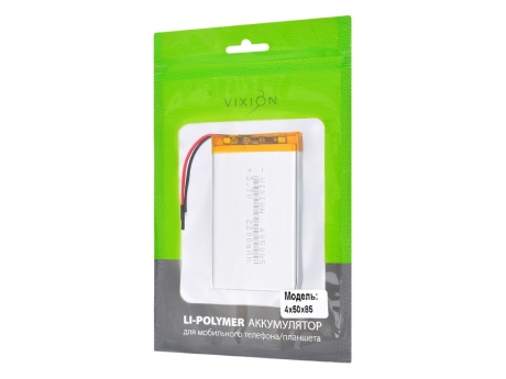 Аккумулятор универсальный 4x50x85 mm 2200mAh (3,7V Li-Pol) (Vixion)