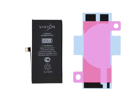 Аккумулятор для iPhone 12 mini (Vixion) усиленная (2410 mAh) с монтажным скотчем