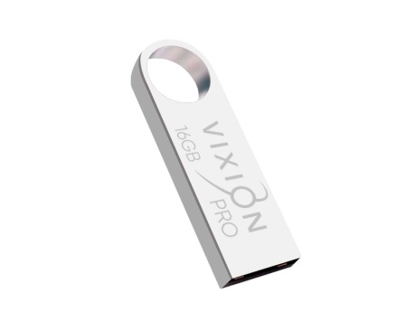 Накопитель USB Flash 16GB 2.0 VIXION PRO Zinc Alloy (серебро)
