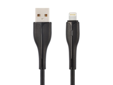Кабель USB VIXION (K44i Perfume) для iPhone Lightning 8 pin (1м) (черный)