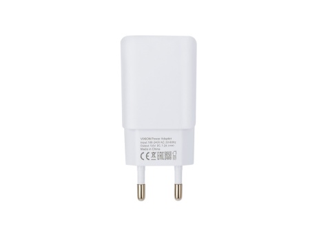 СЗУ VIXION L2 (2-USB/1.2A) (белый)