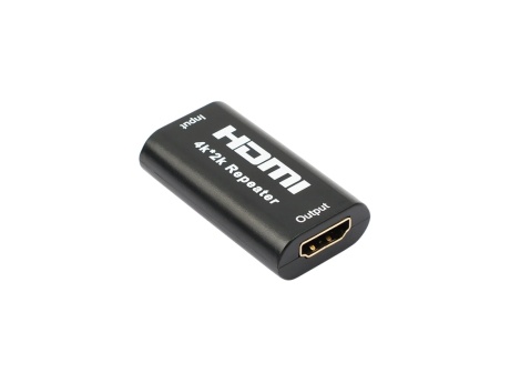 Переходник VIXION AD41 HDMI (F) - HDMI (F) с усилителем (черный)