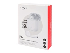Bluetooth гарнитура VIXION F6 (белый)
