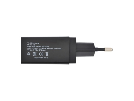 СЗУ VIXION H6 (1-USB QC 3.0/3-USB 2A) (черный)