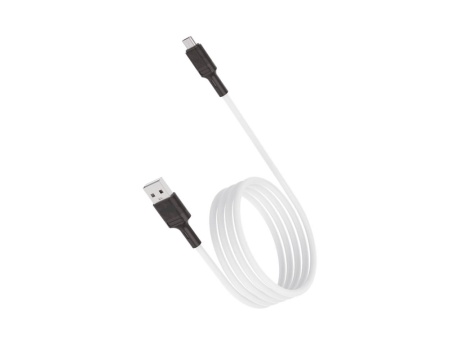 Кабель USB VIXION PRO (VX-07m) microUSB (1м) (белый)