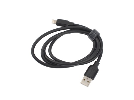 Кабель USB VIXION PRO (VX-08i) 3,5A для iPhone Lightning 8 pin (1м) (черный)