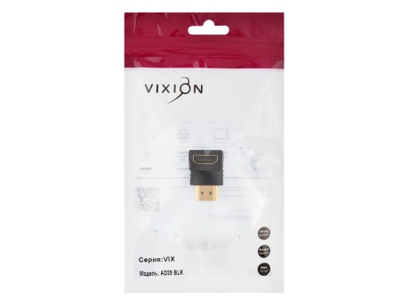 Переходник VIXION AD39 HDMI (M) - HDMI (F) (черный)