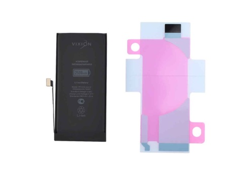 Аккумулятор для iPhone 13 Mini (Vixion) усиленная (2500 mAh) с монтажным скотчем