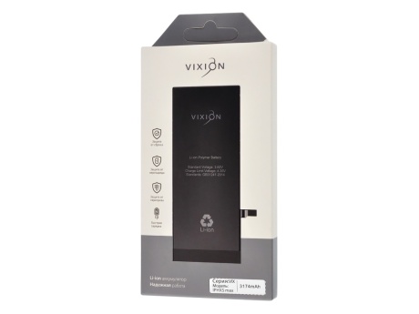 Аккумулятор для iPhone XS Max (Vixion) (3174 mAh) с монтажным скотчем