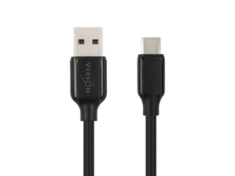 Кабель USB VIXION (K28c) 3,5A Type-C (1м) (черный)
