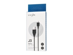 Кабель USB VIXION (J3) mini USB (1м) (черный)