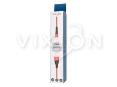 Кабель USB VIXION (K26i) для iPhone Lightning 8 pin (1м) (красный)