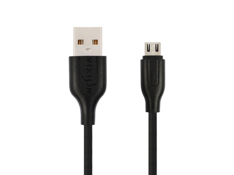 Кабель USB VIXION (K2m) microUSB (1м) (черный)
