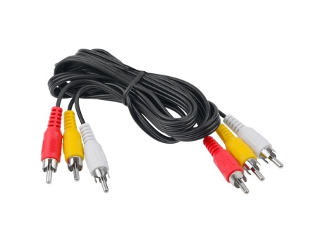 Кабель VIXION PRO (VX-41) 3RCA (M) - 3RCA (M) (1.5м) (черный)