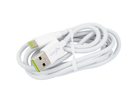 Кабель USB VIXION (K25i) для iPhone Lightning 8 pin (1,2м) (белый)