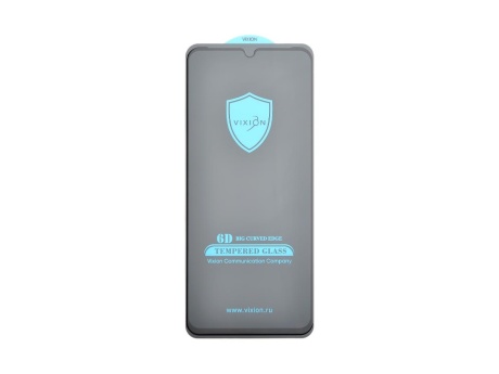 Защитное стекло 6D для Realme Note 60 (черный) (VIXION)